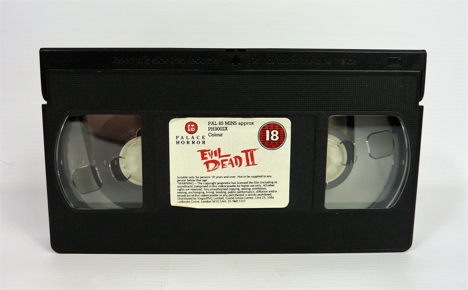 Vintage Palace Horror 'Evil Dead II' 1987 VHS Cassette - BuyCharity