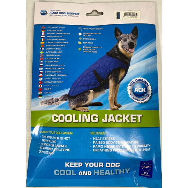 aqua coolkeeper cooling pet jacket